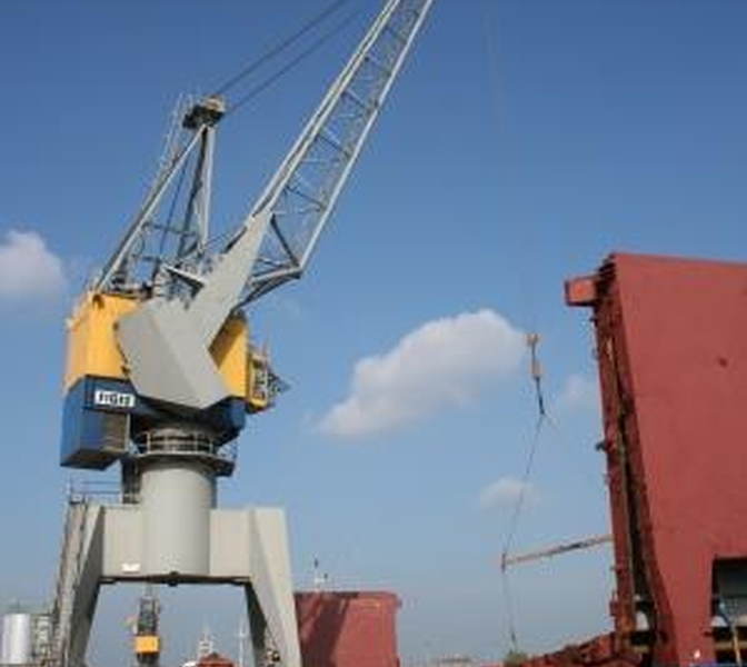 Havenwerk constructie windturbine