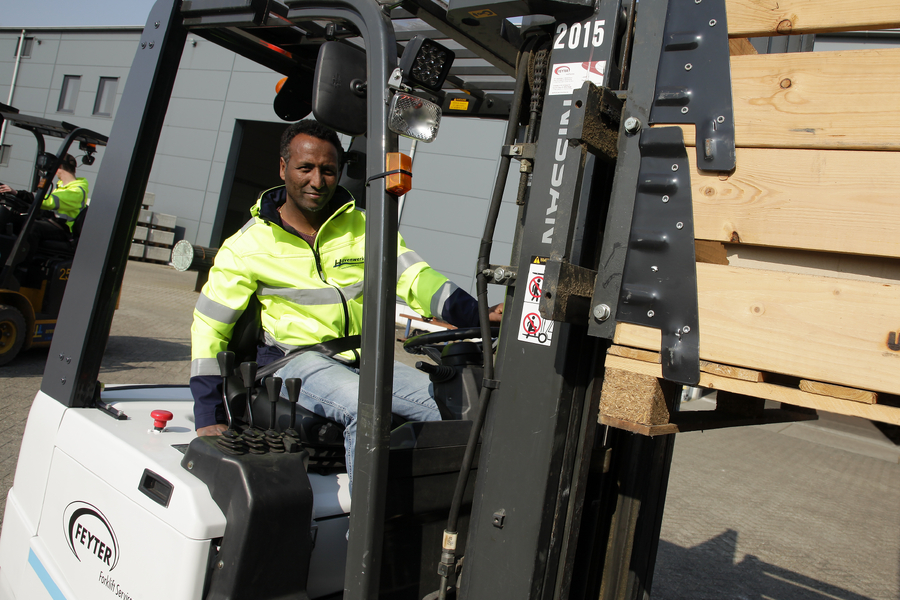 Havenwerk constructie windturbine