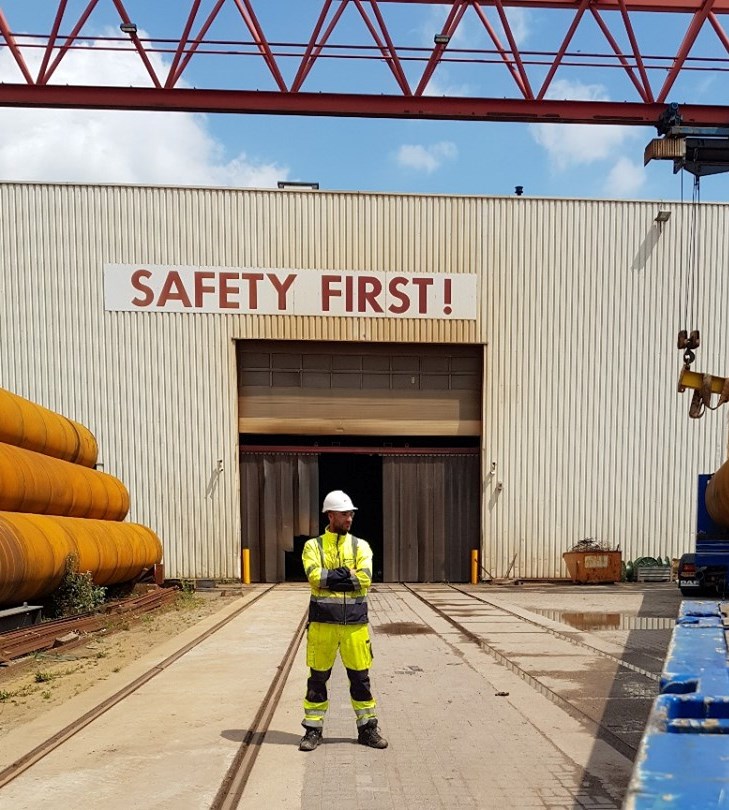 Havenwerk constructie windturbine