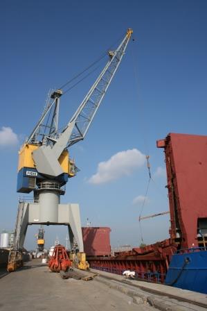 Havenwerk constructie windturbine