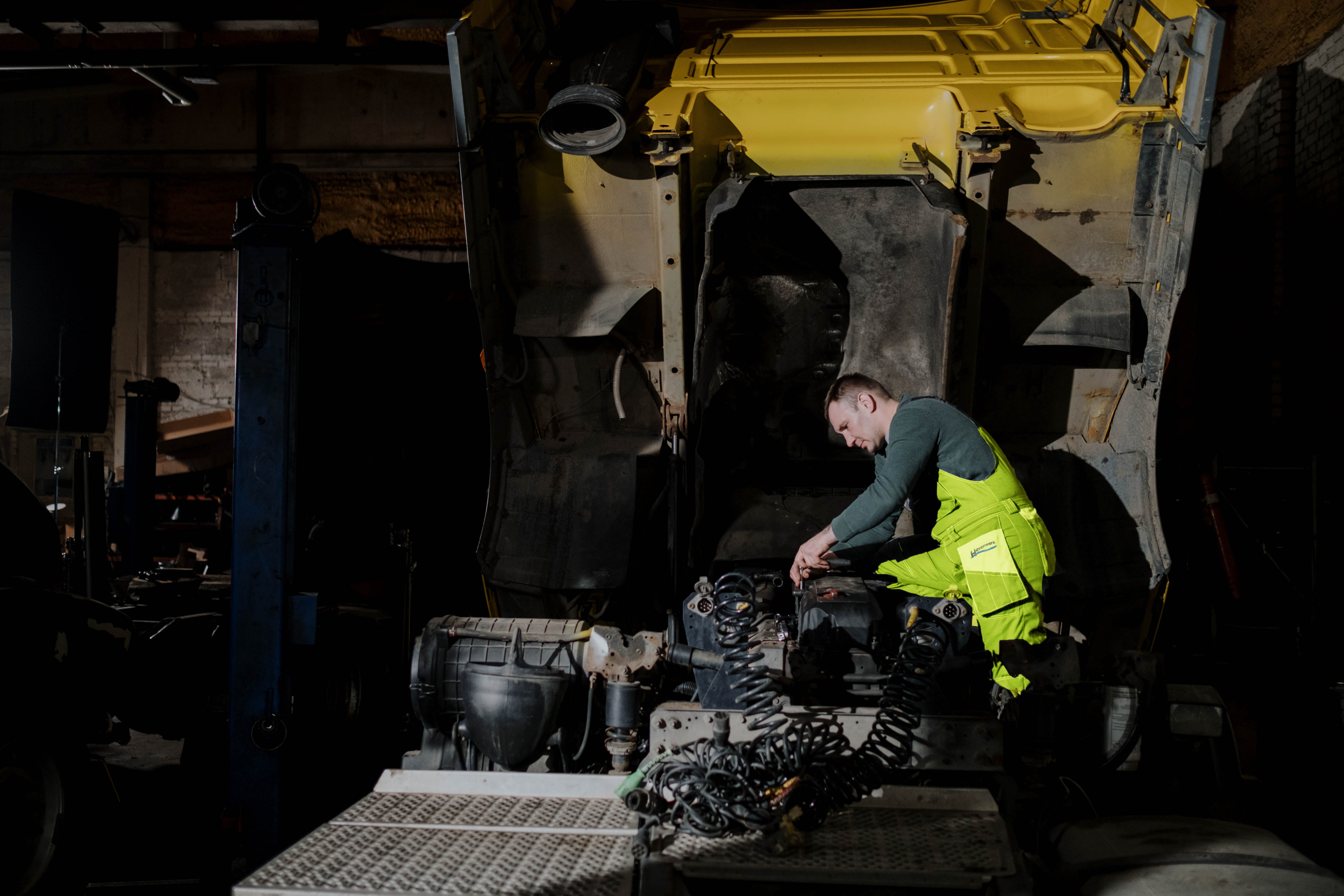 Havenwerk constructie windturbine